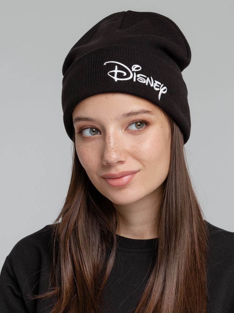 Шапка с вышивкой Disney, черная